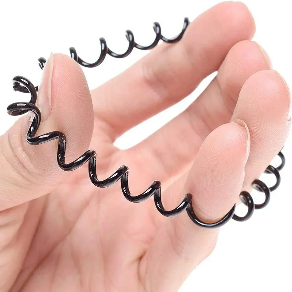 8 Pack Spiral Hair Ties, Traceless Hair Rings for Thick Hair, Multicolor - Picture 4 of 7